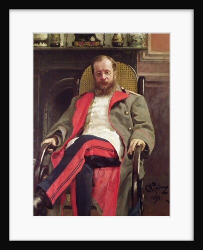 Portrait of Cesar Cui, 1890 by Ilya Efimovich Repin