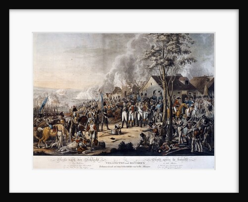 Scene after the Battle of Waterloo, 18th June 1815 by German School