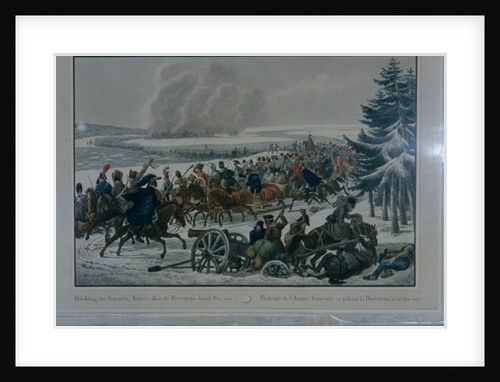 The retreat of the French army from Moscow in 1812 by Heinrich August Mansfeld