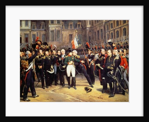 Les Adieux de Fontainebleau, 20th April 1814 by Emile Jean Horace Vernet