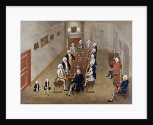 The smoking council of Frederick William I of Prussia, c.1737/8 by George Lisiewski