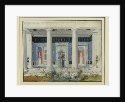 Garden portico, c.1834 by German School