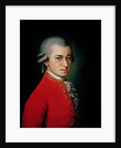 Wolfgang Amadeus Mozart, 1818 by Barbara Krafft
