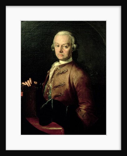 Johann Georg Leopold Mozart, father of Wolfgang Amadeus, 1765 by Peter Anton Lorenzoni