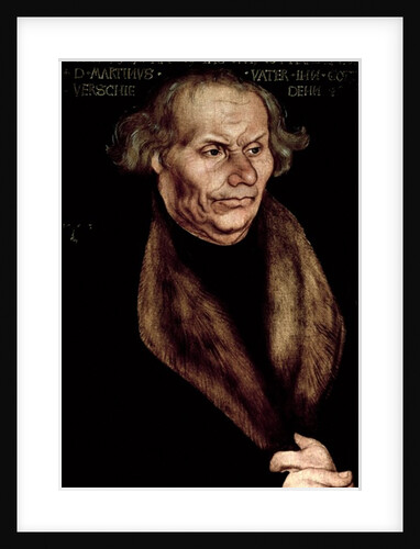 Hans Luther, Father of Martin Luther by Lucas the Elder Cranach