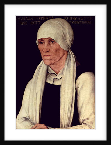 Margarethe Luther, mother of Martin Luther by Lucas the Elder Cranach