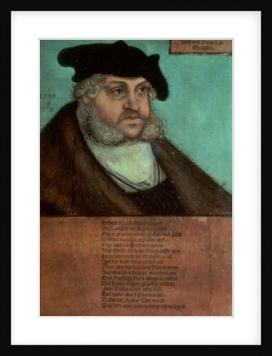 Friedrich III, the Wise, Elector of Saxony by Lucas the Elder Cranach