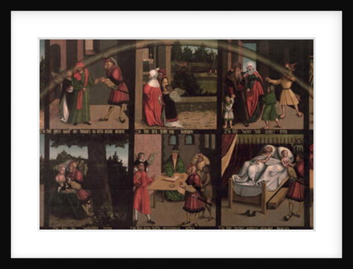 The Ten Commandments by Lucas the Elder Cranach