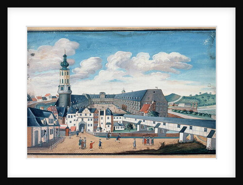 View of Weimar with the Castle of Wilhelmsburg by School German