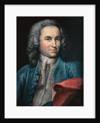 Portrait presumed to be Johann Sebastian Bach, 1717-23 by Johann Ernst Rentsch