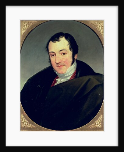 Portrait of Karl Thomas Mozart, elder son of Wolfgang Amadeus Mozart, c.1840 by Italian School