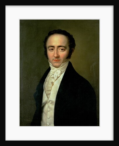 Franz Xaver Mozart, later known as Wolfgang Amadeus, younger son of Wolfgang Amadeus Mozart, 1825 by Karl Gottlieb Schweikert