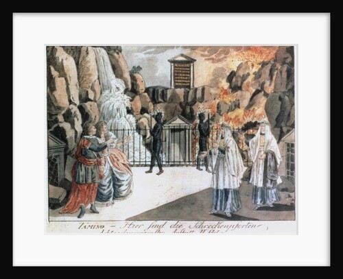 Tamino and Pamina before the temple by Joseph & Peter Schaffer