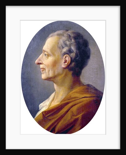 Portrait of Charles de Montesquieu by French School