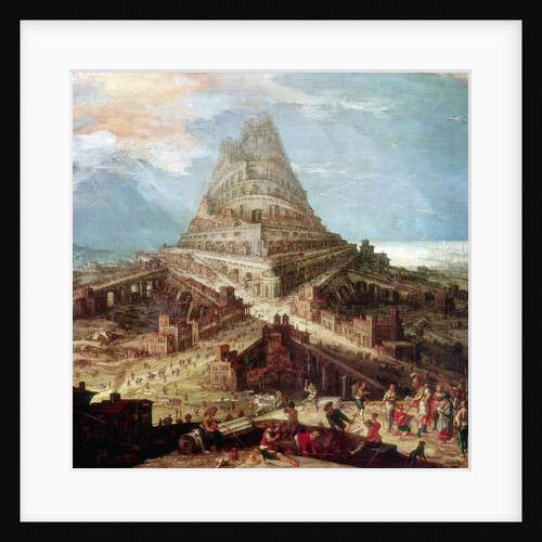 Construction of the Tower of Babel, 16th-17th century by Hendrick van Cleve