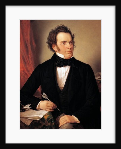 Franz Schubert by Wilhelm August Rieder