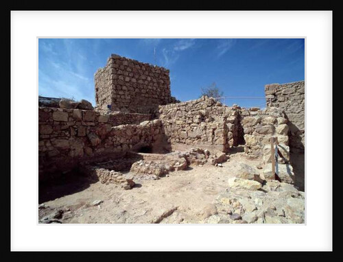 Remains of the fortress palace, built by Herod the Great c.37-31 BC by Anonymous