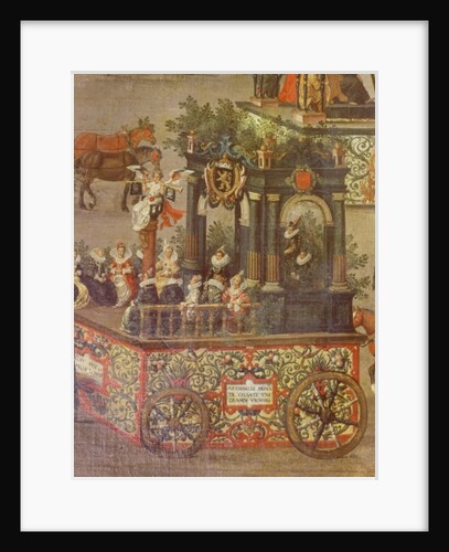The Triumph of Archduchess Isabella in the Ommeganck in Brussels on 31st May 1615, detail of the Car of the Court of Isabella, 1615 by Denys van Alsloot