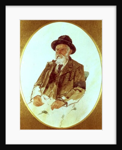 Portrait of Melchior Anderegg by English School