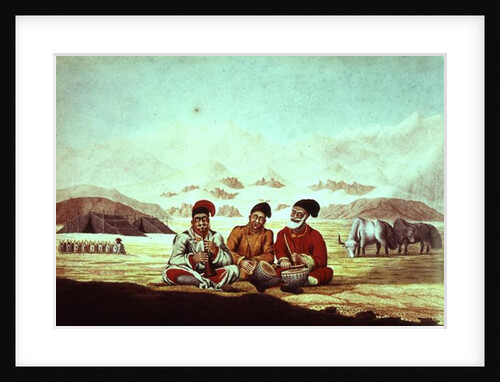 Three Musicians in Tibet by Hyder Jung Hearsey