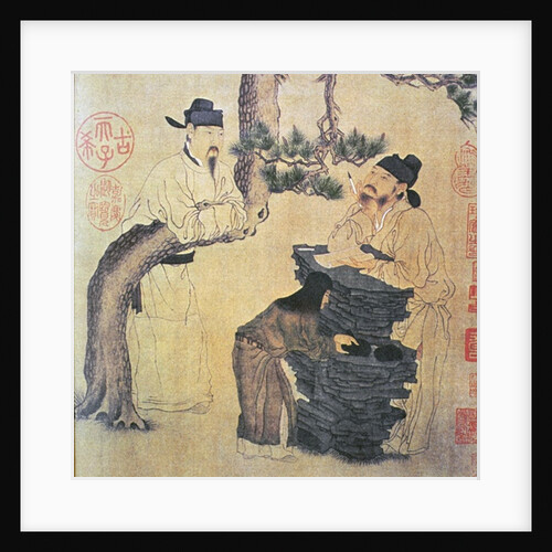 An Ancient Chinese Poet, facsimile of original Chinese scroll by School Chinese