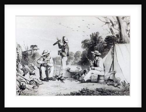 An exploring party in search of suitable land for a sheep-run, c.1847 by Alexander Denistoun Lang