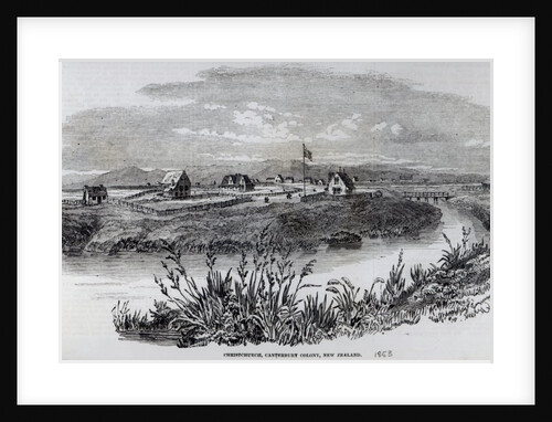 Christchurch, Canterbury Colony, New Zealand by English School