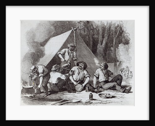 Mount Alexander gold-diggers at evening mess by English School