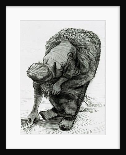 Peasant Woman Gleaning, 1885 by Vincent van Gogh