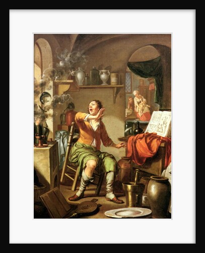 The Alchemist by Hendrick Heerschop or Herschop