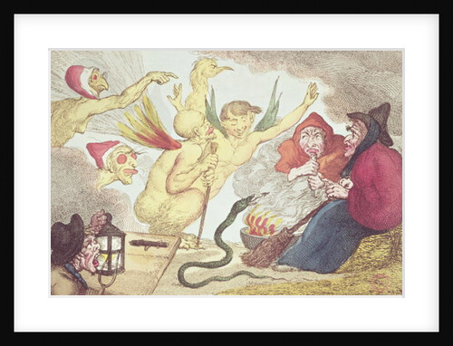 Witches in a Hayloft by Thomas Rowlandson