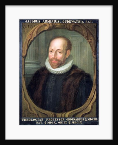 Jacobus Arminius, Professor of Theology at Leiden University by Anonymous Anonymous