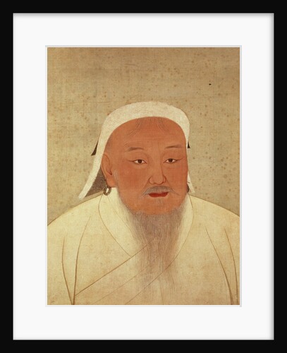 Portrait of Genghis Khan by Yuan Dynasty Chinese School