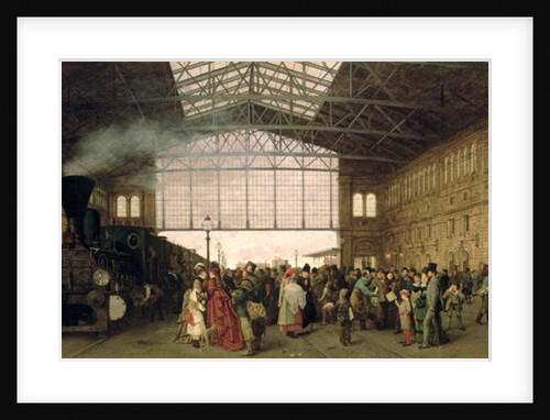 Nordwest Bahnhof, Vienna, 1875 by Carl Karger
