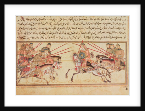 Battle between Mongol tribes by Islamic School