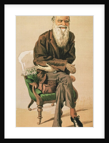 Men of the Day, no. 33, Charles Darwin, cartoon from Vanity Fair by Anonymous