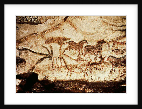 Horses and deer from the Caves at Altamira, c.15000 BC by Prehistoric Prehistoric