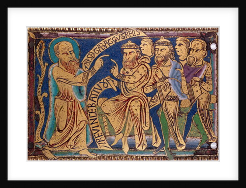 Plaque depicting St. Paul disputing with Greeks and Jews, mid 12th century by Anonymous