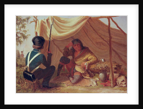Osceola in Captivity, c.1837 by Captain Seth Eastman