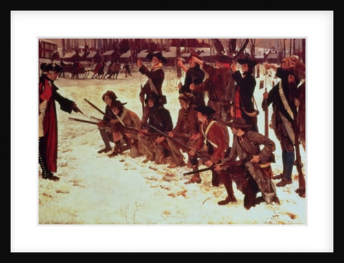 Baron von Steuben drilling American recruits at Valley Forge in 1778, 1911 by Edwin Austin Abbey