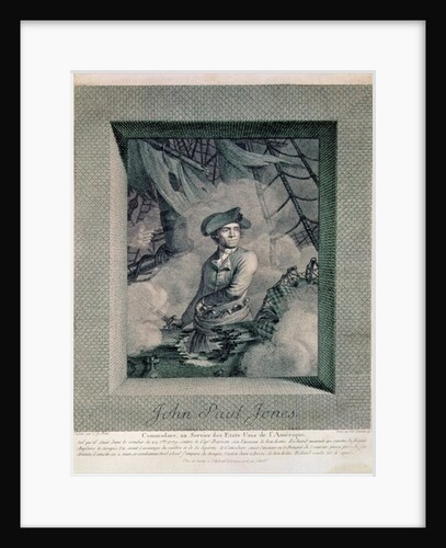 Portrait of John Paul Jones by Claude Jacques Notte