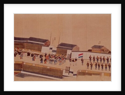 The Arrival of the Dutch in Japan,, 18th century by Anonymous