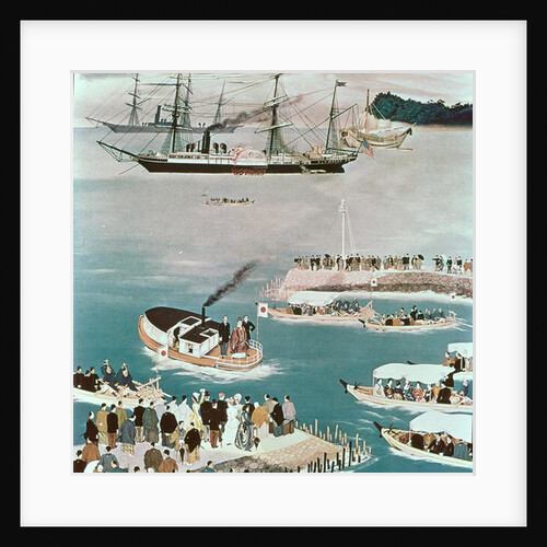 Japan's first foreign mission, heading to USA, 1871 by Anonymous