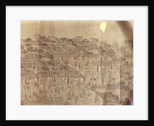 Street scene, Chinese, Ming Dynasty by Anonymous