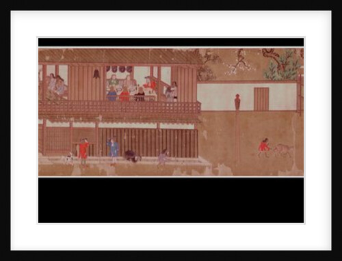 Dutch trading post in Japan by Japanese School