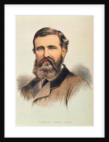 Portrait of Verney Lovett Cameron, English explorer by English School