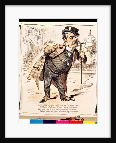 Caricature of Chester Alan Arthur, c.1883 by American School