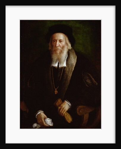 Portrait of a Gentleman, said to be Sebastian Cabot by Lorenzo Lotto