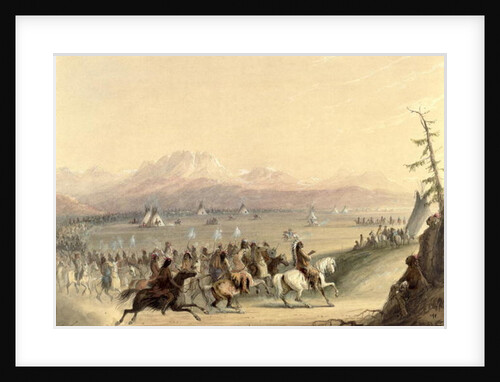 Cavalcade, c.1858 by Alfred Jacob Miller