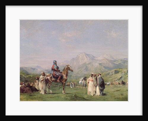 An Encampment in the Atlas Mountains, c.1865 by Eugene Fromentin